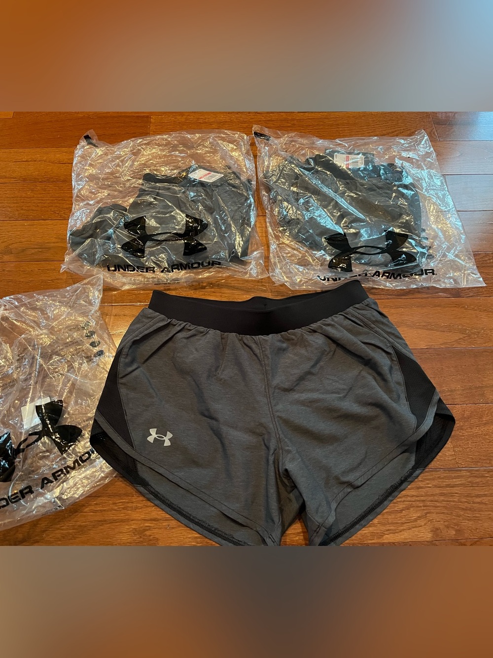 3 Pair Womens Under Armour Shorts Fly By 2.0 Shorts Size XS NEW